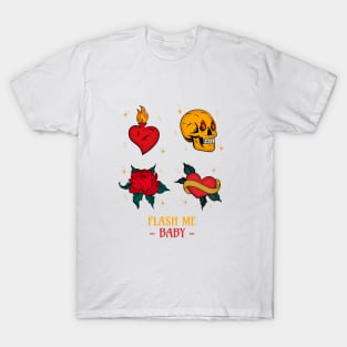 Flash Me Baby Tattoo T-Shirt